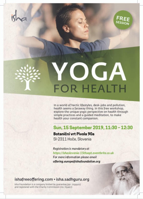 Yoga za zdravje na Festivalu dobrega počutja