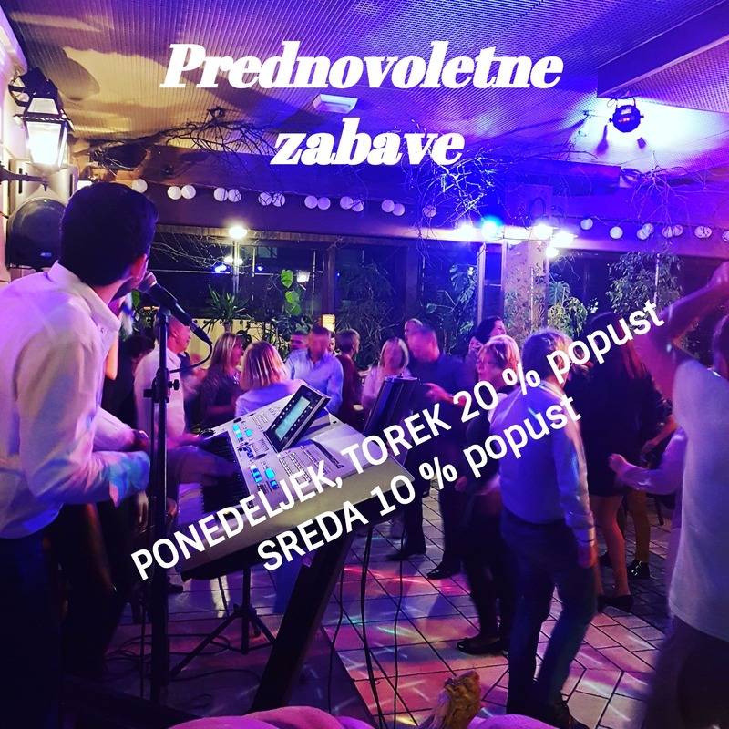 Prednovoletne zabave z živo glasbo