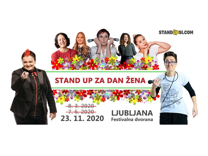 Stand up za dan žena (LJ) - Nov datum!