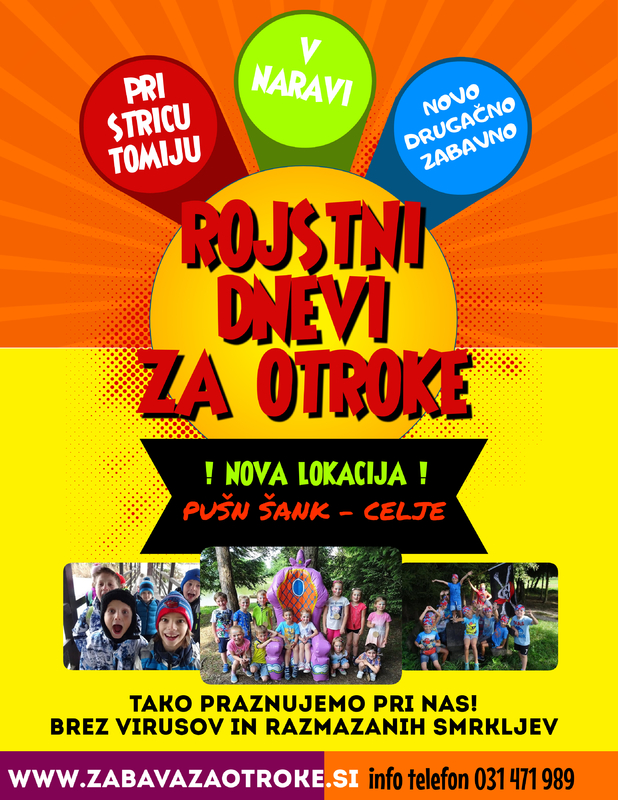 Rojstni dan za otroke - Celje-pri stricu Tomiju